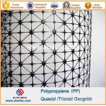 Polypropylene PP Triaxial Quaxial Geogrids with CE Certificate